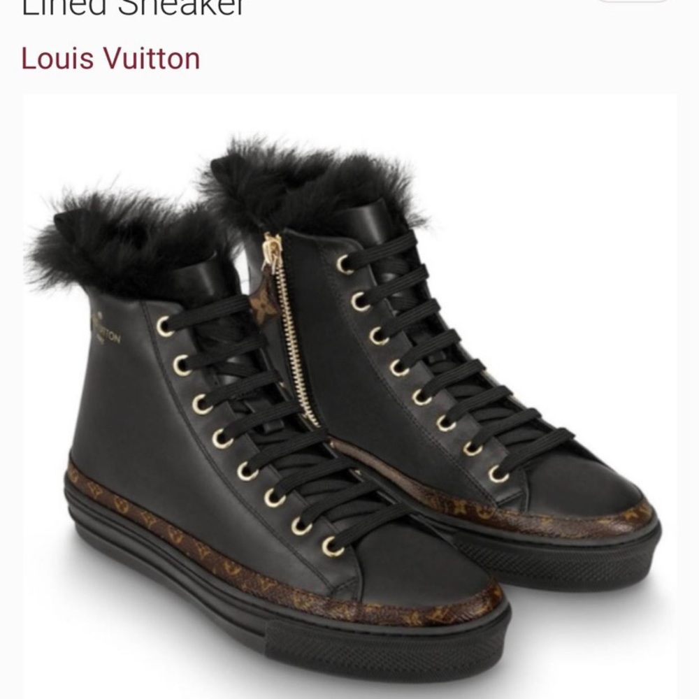 Lined sneaker LV